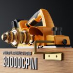 Electric Hand Planer for Dewalt 20V MAX Battery, 3-1/4 Inch Cordless Planer with Brushless Motor, 30000CPM, 2mm Cut Depth, Wood Planer for Carpentry Home DIY Woodworking(No Battery) - Image 8