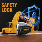 Electric Hand Planer for Dewalt 20V MAX Battery, 3-1/4 Inch Cordless Planer with Brushless Motor, 30000CPM, 2mm Cut Depth, Wood Planer for Carpentry Home DIY Woodworking(No Battery) - Image 9