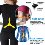 NonEcho Women Sauna Body Shaper Sweat Suit Sleeve Spa Cami Hot Neoprene Slimming Workout Vest Waist Trainer Top - Image 4
