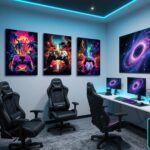 Gaming Wall Art Set of 3Game Controller Poster Prints Cool Gamer Room Decor for Boys Video Game Wall Art Cyberpunk Painting Wall Picture for Bedroom or Esports Room Unframed 16x24 Inch - Image 7