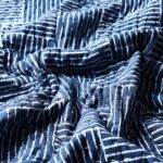 Bless International Handmade Organic Cotton Kantha Quilt Luxury Comforter 3-Pieces Set - Lightweight Block Printed & Stitched - King Size, Indigo Color Bedspread (Includes 1 Quilt and 2 Pillow Shams) - Image 6