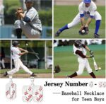 Btysun Baseball Necklaces Baseball Jersey Number 0-99 Charms Pendant Stainless Steel Necklace for Men Baseball Gifts Dad Husband Christmas Gift for Him Mens Jewelry - Image 5