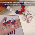 Btysun Baseball Necklaces Baseball Jersey Number 0-99 Charms Pendant Stainless Steel Necklace for Men Baseball Gifts Dad Husband Christmas Gift for Him Mens Jewelry - Image 7