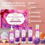 Christmas Gifts for Women,Stress Relief & Relaxing Body Wash Bath Set,Vanilla Home Spa Basket Gifts Set for Woman Mom Wife Her Sister,Unique Self Care Womens Gift ,Birthday Secret Santa Gifts Women - Image 3