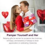 Christmas Gifts for Women,Stress Relief & Relaxing Body Wash Bath Set,Vanilla Home Spa Basket Gifts Set for Woman Mom Wife Her Sister,Unique Self Care Womens Gift ,Birthday Secret Santa Gifts Women - Image 7