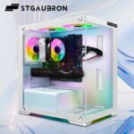 STGAubron Gaming Desktop PC Computer, AMD Athlon 3000G 3.5GHz, Radeon RX 590 8G, 16G DDR4, 512G SSD, WiFi, BT 5.0, RGB Fan x3, Windows 11 Home - Image 5