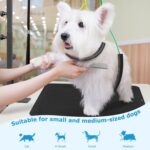 Dog Grooming Arm with Clamp, 38.5" Adjustable Pet Grooming Table Arm with Non-Slip Mat Pad, Foldable Dog Grooming Stand with Loop Noose and No-Sit Haunch Holders for Small Medium Dogs at Home - Image 5