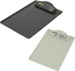 Plastic A4 Clipboard with Calculator Writing Pad File Folders Document Holder School Office Stationery Supplies Calculators Large Display Solar Power - Image 3