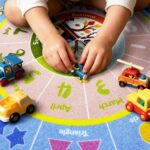 ABC Round Kids Rug for Playroom,4ft Alphabet Small Classroom Rug,Educational Kids Play Mat With Number Shape Animal Season,Learning Area Rug for Nursery Bedroom Kidsroom,Colorful Non-Slip Washable - Image 6