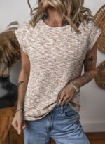 SHEWIN Summer Women Waffle Knit Tops Multicolor Fabric Shirts Business Casual Dressy 2026 - Image 3
