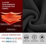 XinYangNi Men's Lightweight Softshell Golf Running Vest Outerwear Zip Up Fleece Lined Windproof Sleeveless Jacket for Hiking - Image 6