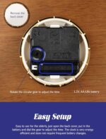 60th Wedding Anniversary Crystal Quartz Clock,60 Years of Marriage Gift,Happy Diamond Anniversary Decoration Gift,for Parents,Grandparents,Couple - Image 8