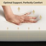 Chair Cushions for Dining Chairs Set of 4, Non-Slip Kitchen Chair Pads with Ties, High-Resilience Foam Seat Cushions, Removable Washable Cover, Beige - Image 4