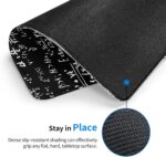 Maths Mouse Pad Mathematics Formulas Mouse Pads for Desk, Non-Slip Rubber Base Square Gaming Mousepad Mat for Computer Home Office - Image 3
