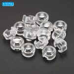 PATIKIL 13mm LED Convex Lens, 15 Pack 30 Degree Beam Angle Acrylic LED Optical Convex Condenser Lens for 1W 3W LED Lamp Beads Infrared Cameras, Transparent - Image 4