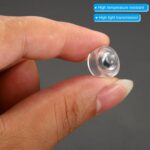 PATIKIL 13mm LED Convex Lens, 15 Pack 30 Degree Beam Angle Acrylic LED Optical Convex Condenser Lens for 1W 3W LED Lamp Beads Infrared Cameras, Transparent - Image 5