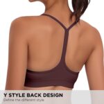 Spaghetti Strap Padded Sports Bras for Women - Y Back Yoga Workout Tops (3 Pack) - Image 4