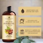 Handcraft Blends Jojoba Oil - Cold-Pressed 16 Fl Oz - 100% Pure and Natural - Premium Grade Carrier Oil for Skin and Hair - Hair and Body - Massage - Hexane-Free - Ayurvedic Skin Care - Image 7