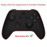 eXtremeRate PlayVital Samurai Edition Anti-Slip Controller Grip Silicone Skin for Xbox Core Controller, Ergonomic Protective Case Cover for Xbox Series S/X w/Thumb Grips - Black - Image 3