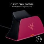 Razer Quick Charging Stand for PlayStation 5: Charge - Curved Cradle Design Matches PS5 DualSense Wireless Controller One-Handed Navigation USB Powered White (Controller Sold Separately) - Image 4