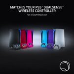 Razer Quick Charging Stand for PlayStation 5: Charge - Curved Cradle Design Matches PS5 DualSense Wireless Controller One-Handed Navigation USB Powered White (Controller Sold Separately) - Image 5
