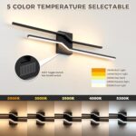 31.5 Inch Vanity Light for Bathroom Lighting Fixtures Over Mirror Black Dimmable 5CCT Vanity Lighting Fixture Modern Bath Vanity Lights Bar Wall Sconces - Image 4
