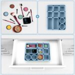 10 PCs Silicone Drawer Organizer Set, Desk and Vanity Makeup Organizer, Versatile Dresser Drawer Organizers for Makeup, DIY Storage, Home Organization, Bedroom, Office - Image 8