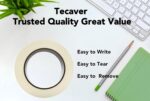 Masking Tape, 4 Roll 0.75 Inch × 55 Yards Painting Tape, General Purpose for Factory Home Office School Stationery, Labeling, Painting, Crafting, Arts use etc - Image 6