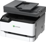 Lexmark CX331adwe Color All-in-One Laser Printer with Touchscreen, Office Scanner Copier Laser, Mobile Ready, Auto Duplex Printing & Analog Fax, Wireless, White, 26 ppm Mono/Color, 600 dpi (40N9070) - Image 4