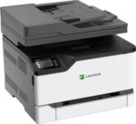Lexmark CX331adwe Color All-in-One Laser Printer with Touchscreen, Office Scanner Copier Laser, Mobile Ready, Auto Duplex Printing & Analog Fax, Wireless, White, 26 ppm Mono/Color, 600 dpi (40N9070) - Image 7