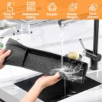 30 Inch Silicone Stove Top Shelf Magnetic for Kitchen Gadgets, Soft Flexible Strong Magnetic Heat Resistant Spice Rack Kitchen Organizer for Over Stove - Image 6