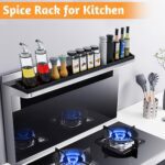 30 Inch Silicone Stove Top Shelf Magnetic for Kitchen Gadgets, Soft Flexible Strong Magnetic Heat Resistant Spice Rack Kitchen Organizer for Over Stove - Image 7