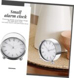 Table Alarm Clock with Numbers for Bedroom Kitchen Compact Silent Clock Decoration No Ticking Noise Accurate Display - Image 5
