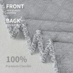 Grey Couch Sofa Cover for 3 Cushion Sectional Sofa L-Shape -Washable Chenille Couch Cover for Dogs Pets, Boho Couch Cover Protector Soft Sofa Slipcovers with Tassel,91"x 134" - Image 10