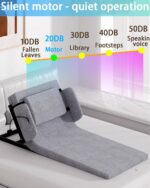 Electric Bed Lifting to Get Up - Bed Assistant to Get Out of Beds, Adjustable Beds Rest Help The Elderly Patients Gets Up Easily, Load Max 330 lbs, Silent Lift 2° - 80°, with Guardrails,75 X 32 inch - Image 9