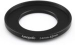 34mm to 52mm Camera Filters Ring Compatible All 34mm Camera Lenses or 52mm UV CPL Filter Accessory,34-52mm Camera Step Up Ring - Image 4