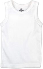 HonestBaby Infant and Toddler 100% Organic Cotton Sleeveless Muscle T-Shirts, Multipack - Image 4