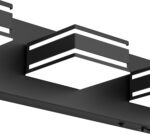 Ralbay 24inch Black Bathroom Vanity Lights with 5 Color Temperatures (3000K-6000K) Dimmable Modern Metal Acrylic LED Matte Black Bathroom Wall Lighting Fixtures (3-Light) - Image 9