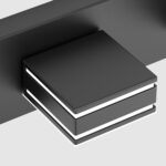 Ralbay 24inch Black Bathroom Vanity Lights with 5 Color Temperatures (3000K-6000K) Dimmable Modern Metal Acrylic LED Matte Black Bathroom Wall Lighting Fixtures (3-Light) - Image 10