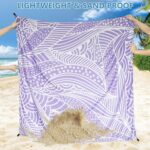 Beach Blanket Waterproof Sandproof Extra Large Beach Mat 79" X 83"/120"x108"for 1-8 Adults Quick Drying Durable Outdoor Picnic Mat for Beach Travel Camping Hiking - Image 4
