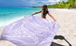 Beach Blanket Waterproof Sandproof Extra Large Beach Mat 79" X 83"/120"x108"for 1-8 Adults Quick Drying Durable Outdoor Picnic Mat for Beach Travel Camping Hiking - Image 7