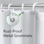 Farmhouse Highland Cow Shower Curtain 60Wx72H Western Spring Rustic Funny Calf Country Bull Animal Wood Floral Flower Plant Botanical Bathroom Decor Bath Curtain Fabric Polyester 12 Pack Hook - Image 6