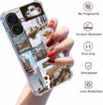 Cowboy Cowgirl Case Case for iPhone 16,Retro Western Country Life Art Collage Case for Boys Grils,Trendy Soft TPU Protective Case for iPhone 16 - Image 3