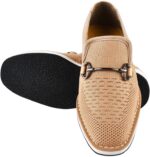 LIBERTYZENO Boys Tuxedo Textile/Leather Lizard Print Penny Loafers Slip On Wedding Noble Kids Shoes for Christmas - Image 4