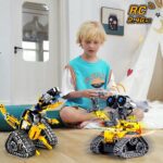 HOGOKIDS Robot Building Toys for Kids - 5 in 1 Remote & APP Controlled Building Set | RC Wall/Engineer Robot/Mech Dinosaur STEM Toys for Boys Girls Age 6 7 8 9 10 11 12+ Year Old (520 Pcs) - Image 7