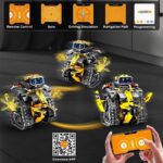 HOGOKIDS Robot Building Toys for Kids - 5 in 1 Remote & APP Controlled Building Set | RC Wall/Engineer Robot/Mech Dinosaur STEM Toys for Boys Girls Age 6 7 8 9 10 11 12+ Year Old (520 Pcs) - Image 8
