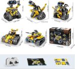 HOGOKIDS Robot Building Toys for Kids - 5 in 1 Remote & APP Controlled Building Set | RC Wall/Engineer Robot/Mech Dinosaur STEM Toys for Boys Girls Age 6 7 8 9 10 11 12+ Year Old (520 Pcs) - Image 9
