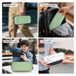 CoBak Large Capacity Carrying Case for Nintendo Switch 2 (2025) - 3 in 1 Accessories Bundle with 2 Screen Protectors, Thumb Grip Caps, 24 Game Cartridges, Hard Shell Portable Travel Pouch, Matcha - Image 7