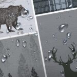 Rustic Cabin Bear Deer Shower Curtain, Country Blue Plaid Shower Curtain Set for Bathroom, Farmhouse Forest Nature Fabric Shower Curtain Restroom Bathtub Decor Accessories with Hooks (69x84) - Image 6