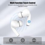 Wireless Earbuds for iPhone 17 16 15, ENC Bluetooth Headphones [Clear Call & No Noise] Air Buds Pods Noise Cancelling HiFi Deep Bass Ear Pods Buds for iPad/Z Flip Z Fold /Galaxy/iOS/Andorid Switch - Image 5